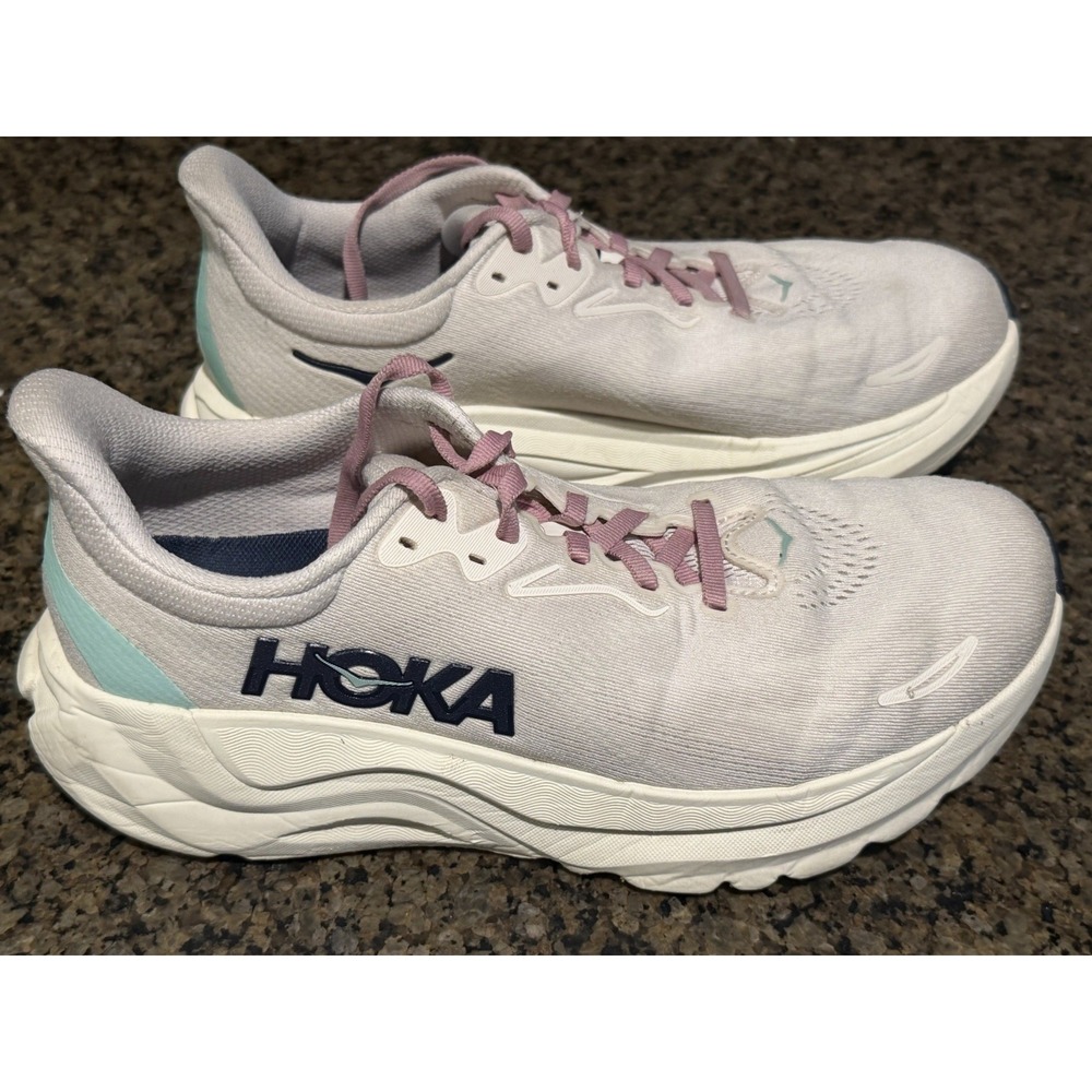 Hoka Arahi 8 Rose Cream Alabaster Womens 8.5 Wide